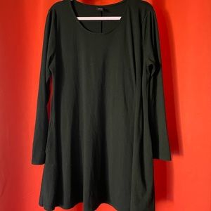 Basic Black Dress, with pockets! 2X. Cute and comfy.